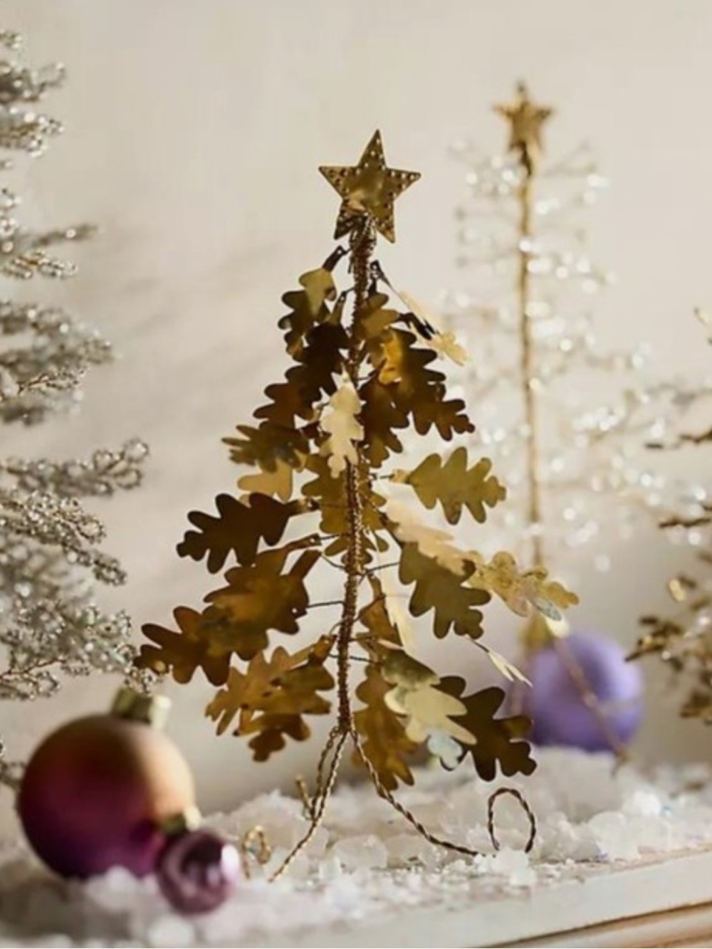 ANTHROPOLOGIE➕TERRAIN  Mini Metal Oak Tree NWT